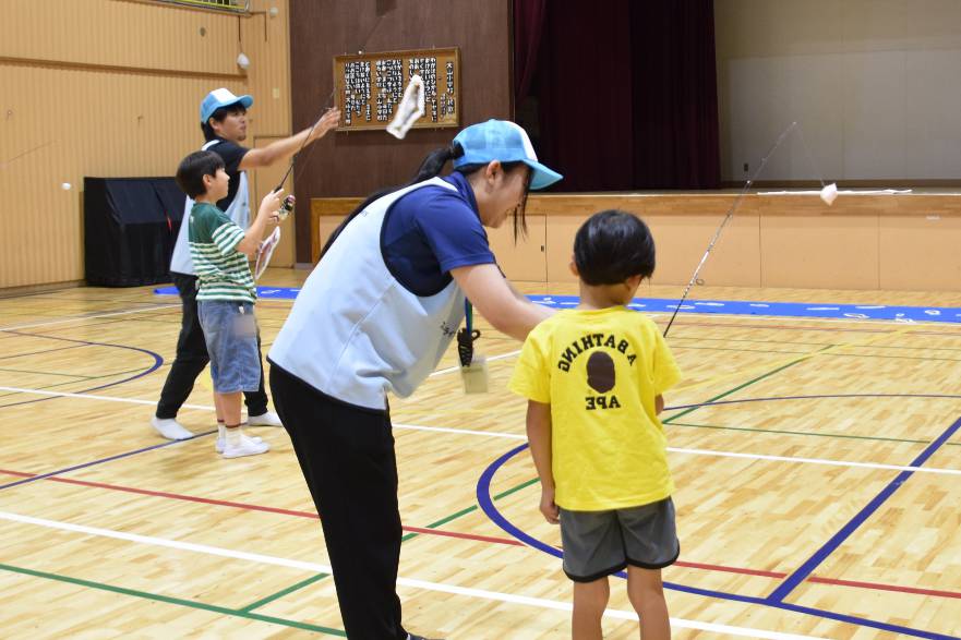 釣りをしている人